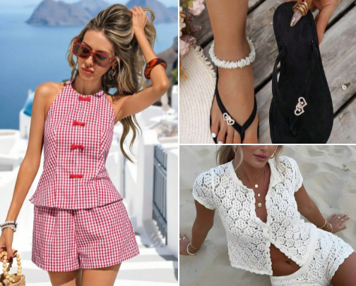 SHEIN Summer Sets cover photo collage