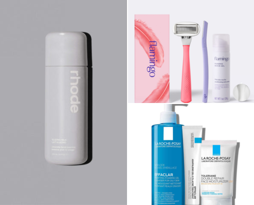 Skincare essentials cover photo collage