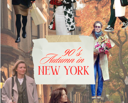 what you'd wear if you were in a 90s fall rom com set in new york ππ cover photo collage
