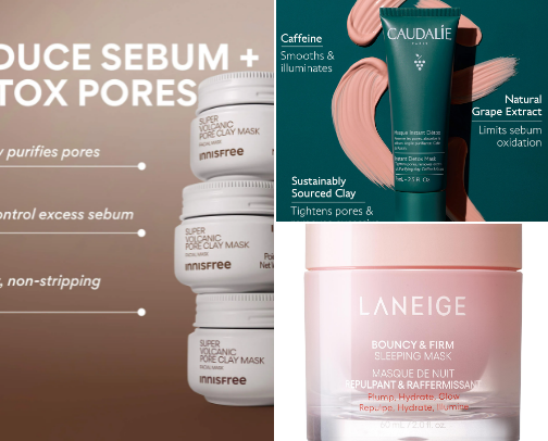 Viral Face Masks for That Effortless Glow✨ cover photo collage