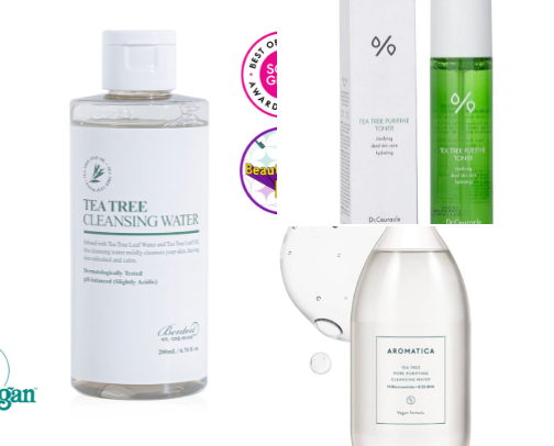 Micellar waters - Korean products cover photo collage