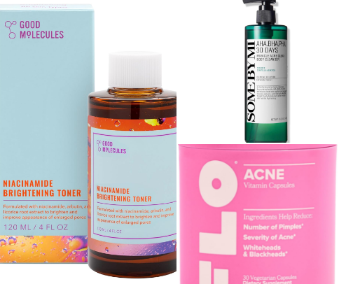 Acne bumps gone ✌🏽 clear your skin from the INSIDE out cover photo collage
