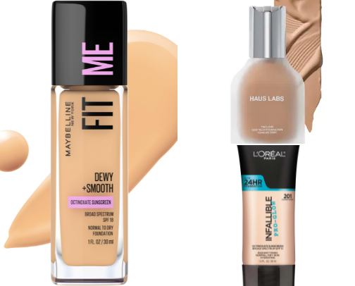 Must Have Foundations/concealers (dry skin) cover photo collage