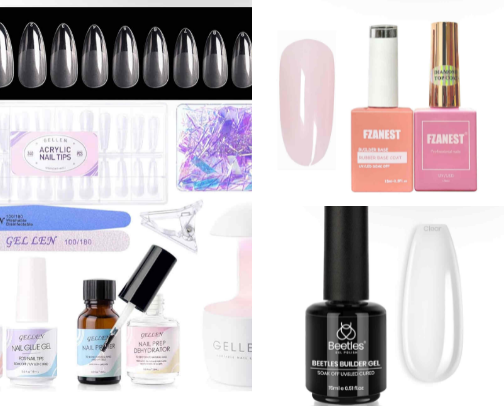 The best at home nail stuff ! 💅 cover photo collage
