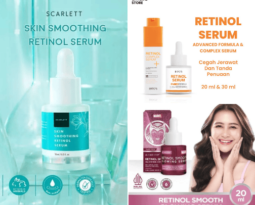 Rekomendasi Serum Retinol Terbaik Bikin Wajah Awet Muda cover photo collage