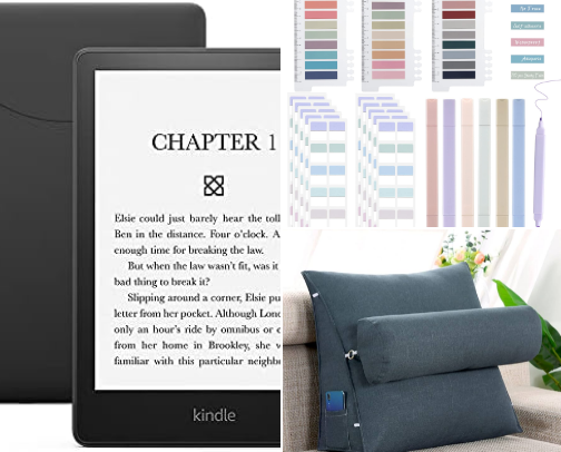 Amazon Book Lover Must-Haves for the Ultimate Cozy Reading Life 📚☕️ cover photo collage