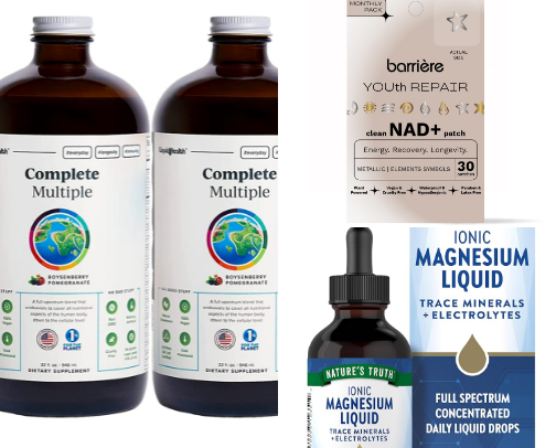 Bio♡Hacking♡ ◇reverse aging◇ ¤Vitamin ¤ minerals ¤ cover photo collage