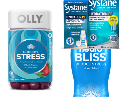 Anxiety and self care, wellness cover photo collage