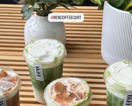 Coffee shop cover photo collage