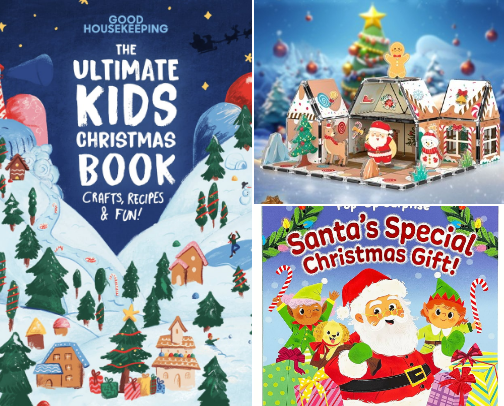 Kids Christmas Books, Toys & Gifts cover photo collage