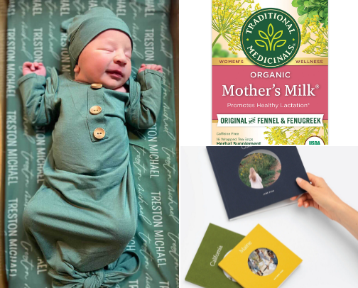 Thoughtful Gifts to Give New Moms and Newborns cover photo collage