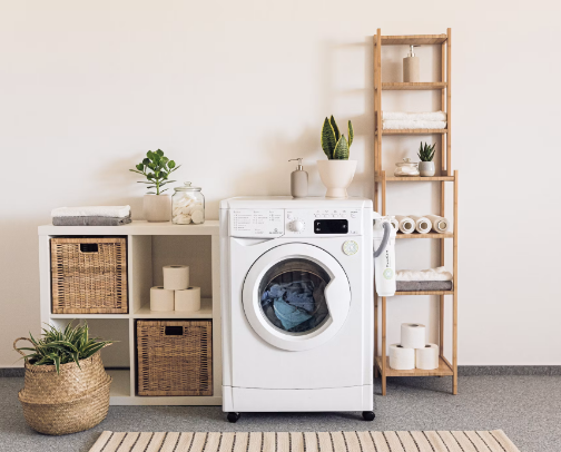 Minimalist & Aesthetic Laundry Room Finds cover photo collage