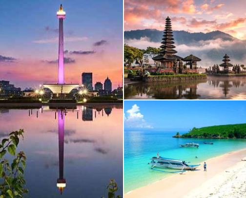 Everything about tourism in Indonesia cover photo collage