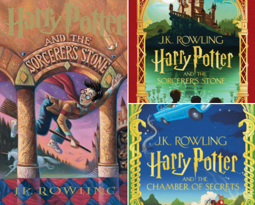 Harry Potter Books cover photo collage