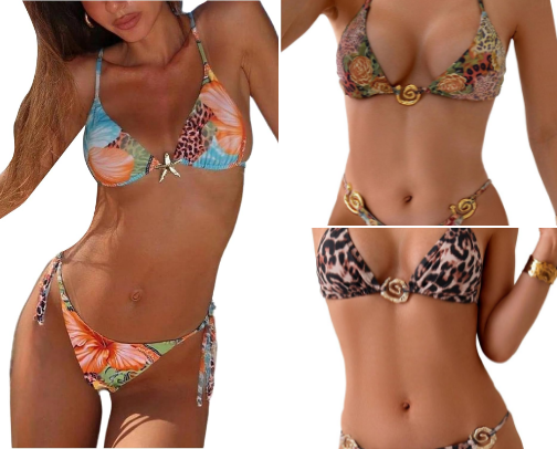 Swimsuits cover photo collage