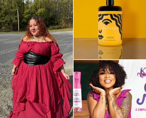 Curly Girlies 👩🏽‍🦱💜 cover photo collage
