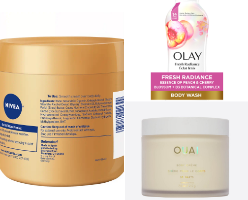 Body care cover photo collage