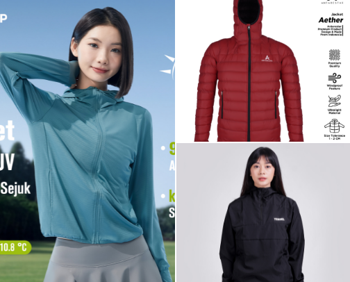 Outfit hiking cover photo collage