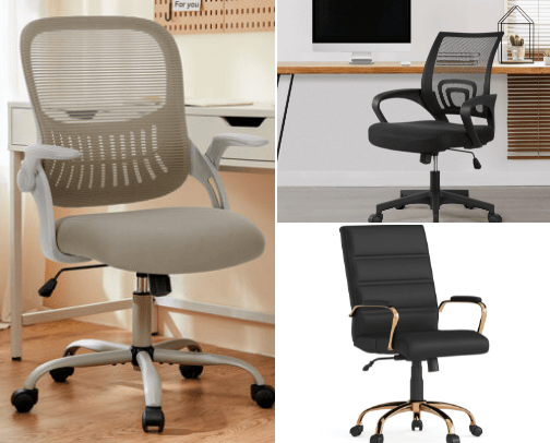 Office Comfortable Chairs cover photo collage