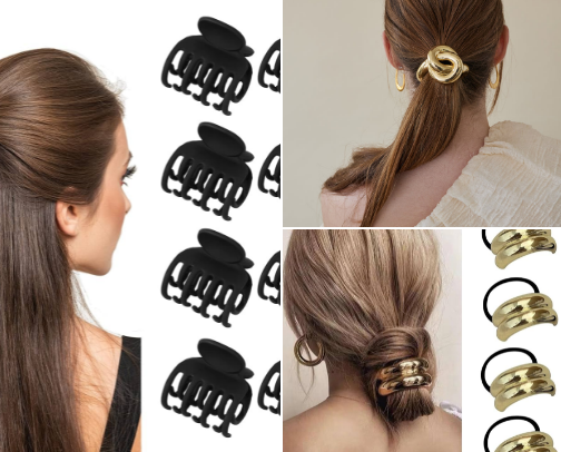 go to hair accessories cover photo collage