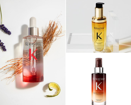 Hair Serum, Gloss, more for shinier and healthier looking hair cover photo collage