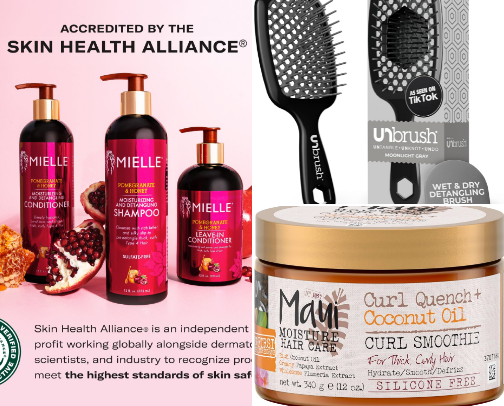 Curly Hair Products! cover photo collage