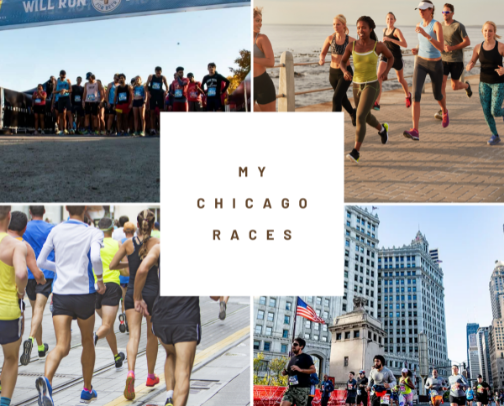 My Chicago Races cover photo collage