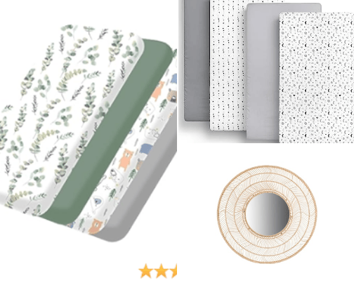 Baby nursery items cover photo collage