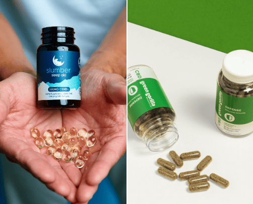 Natural Capsules🍃 cover photo collage