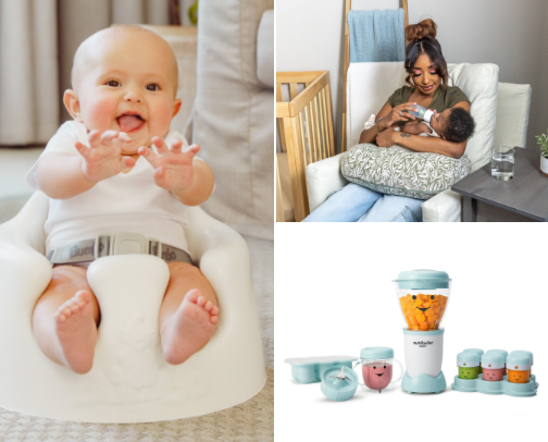 Baby finds cover photo collage