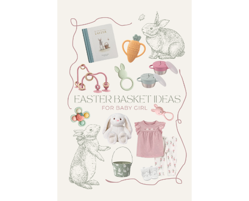 Easter Basket Ideas for Baby Girl 💕🐰 Cute and Practical Gifts for Baby’s First Easter cover photo collage