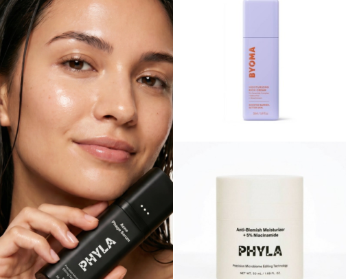 Skin care faves as a delicate skin girly cover photo collage