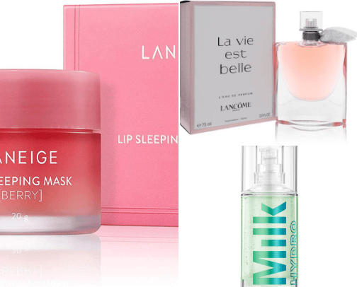 Favourite Beauty Items cover photo collage