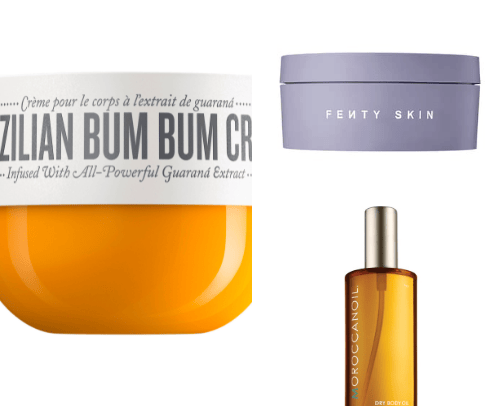 Body care favorites cover photo collage