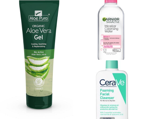 Skin Care cover photo collage