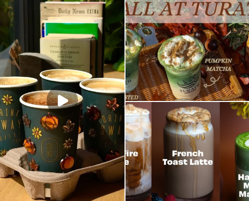 Kansas City Fall Coffee Shop Menus cover photo collage