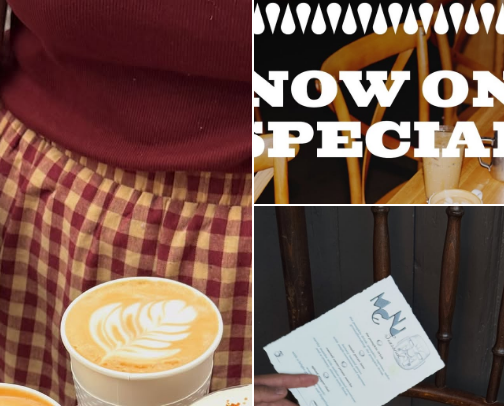 Kansas City Fall Coffee Shop Menus cover photo collage