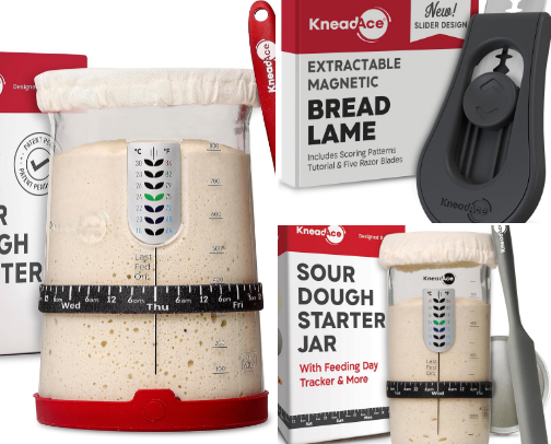 Sourdough Journey Starter Items cover photo collage