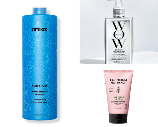 Hair care cover photo collage