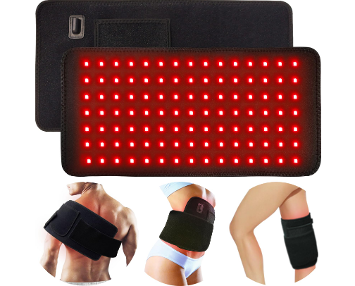The Red Light Therapy Everyone's Obsessed With for Glowing Skin and Less Pain cover photo collage