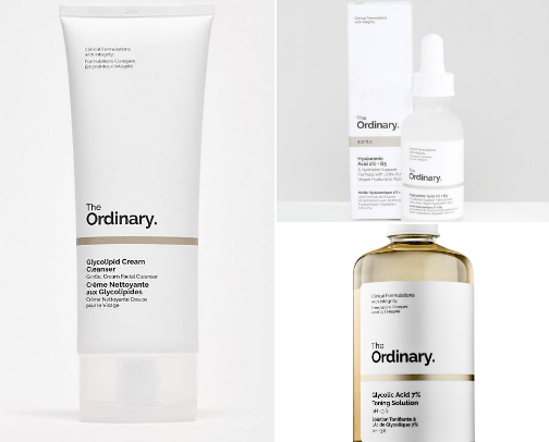 The Ordinary products 🧴 cover photo collage