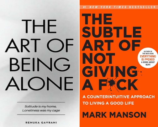 Self care Books cover photo collage
