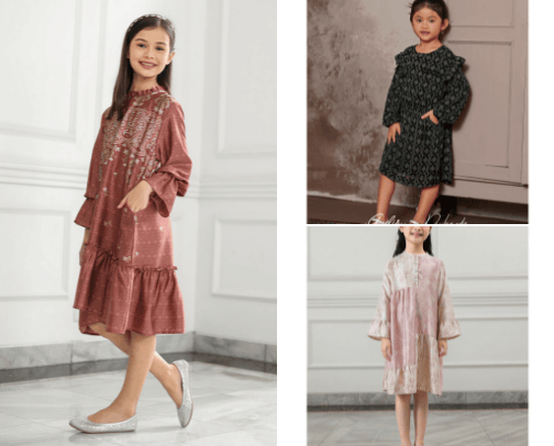 Rekomendasi dress anak cover photo collage