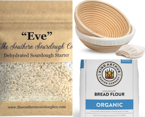 Sourdough Starting Kit cover photo collage