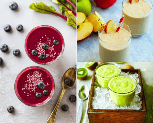Easy Smoothies cover photo collage