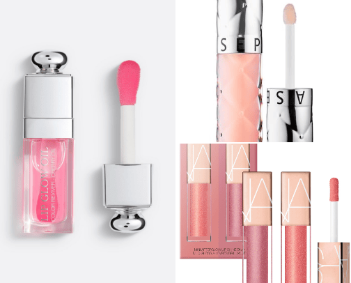 Lip gloss🫦 cover photo collage