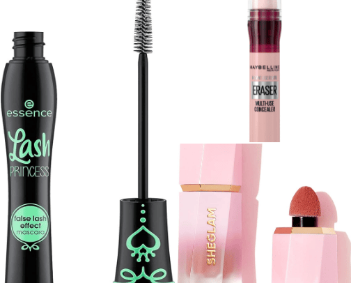 Makeup products 💄 cover photo collage