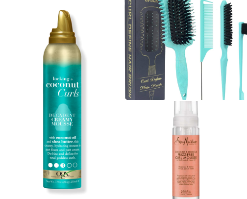 Curly products for the wavy/curly girls! cover photo collage