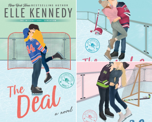 Off campus book series! 🏒📚🩷 cover photo collage