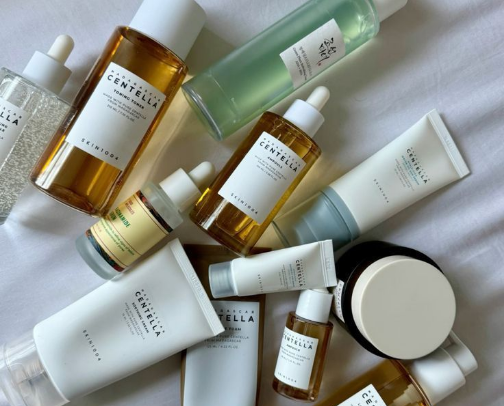 my korean skincare staples for acne prone skin 🫧 cover photo collage